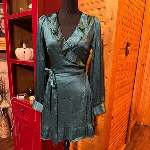 Francesca's  SIMPLE & ELEGANT SATIN MINI DRESS